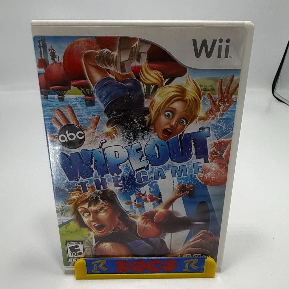 Wipeout: The Game Wii (Nintendo Wii, 2010) Complete W/ Manual